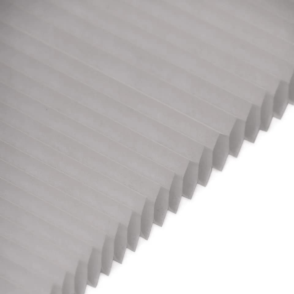 ventanara Wabenplissee Grau ohne Bohren Polyester Sichtschutz - Bild 5