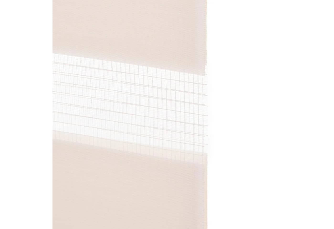 Ventanara Doppelrollo Klemmfix Creme Polyester ohne Bohren - Bild 3