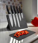 STONELINE Messer-Set Magnet Messerblock 6-teilig Edelstahl Titan Bild 1