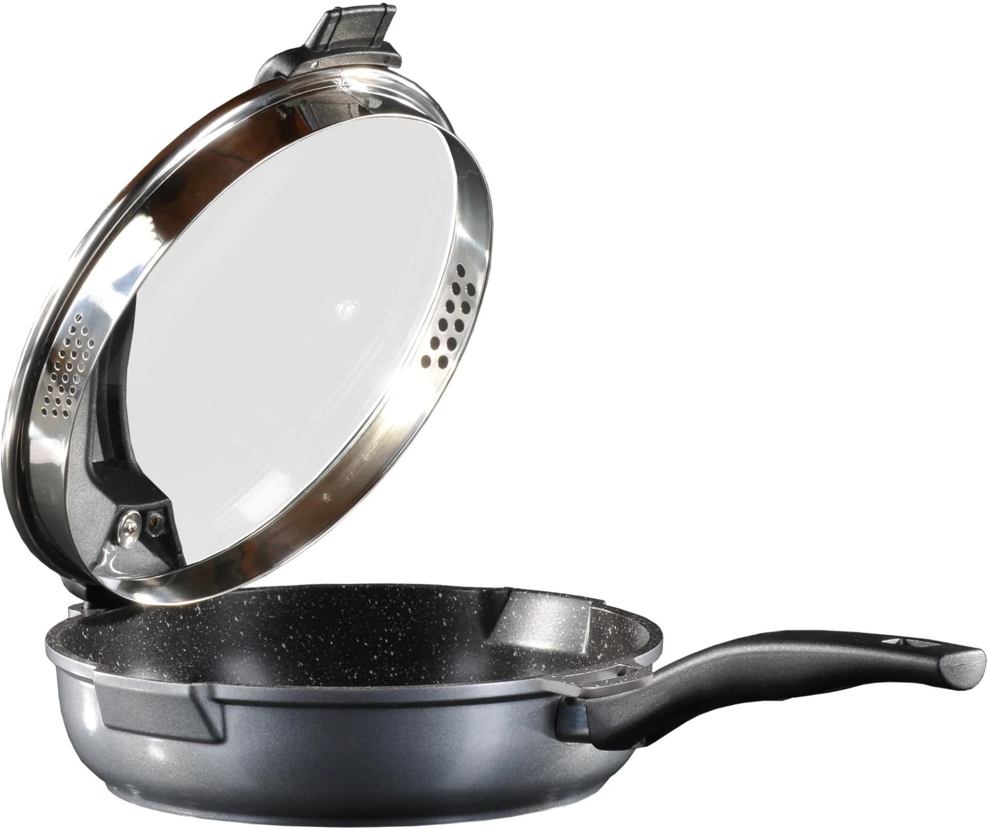 STONELINE Future Schmorpfanne Anthrazit 24 cm Induktion