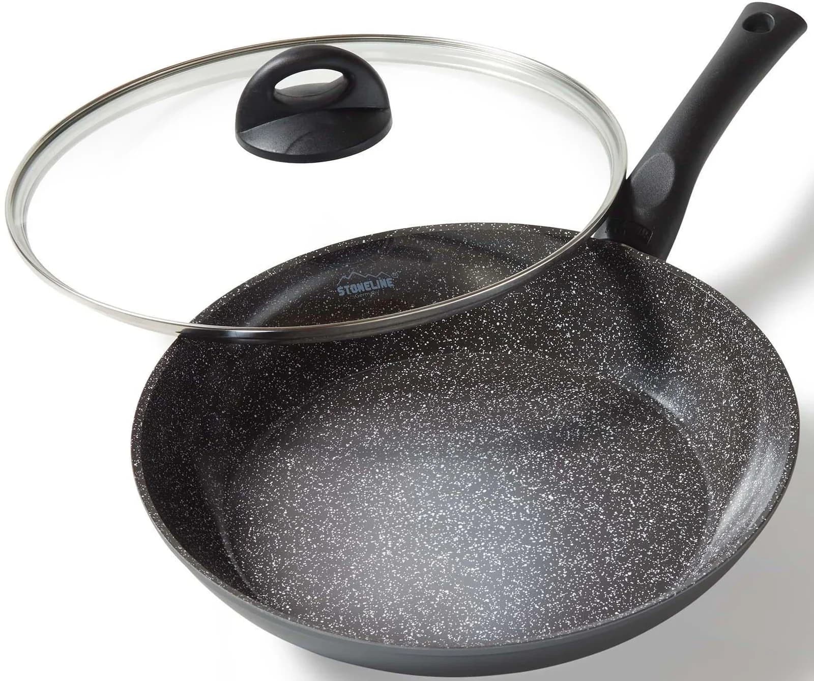 Keramik Bratpfanne mit STONELINE® Beschichtung, grau (anthrazit), 28 cm