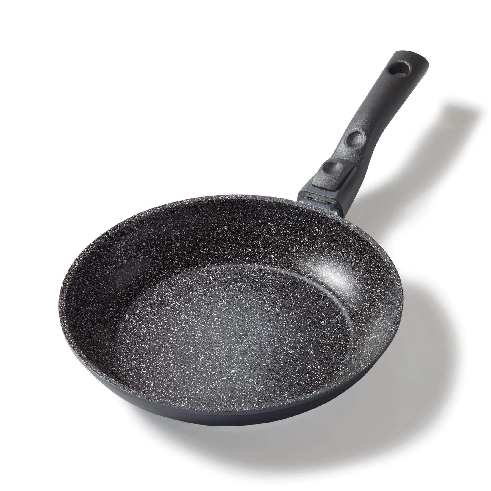 STONELINE® Bratpfanne 24cm mit abnehmbarem Griff, Induktion und antihaftbeschichtet