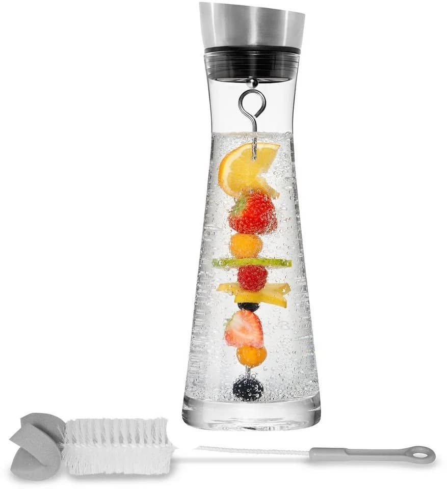 STONELINE Wasserkaraffe 1L mit Deckel & Sieb - Bild 4