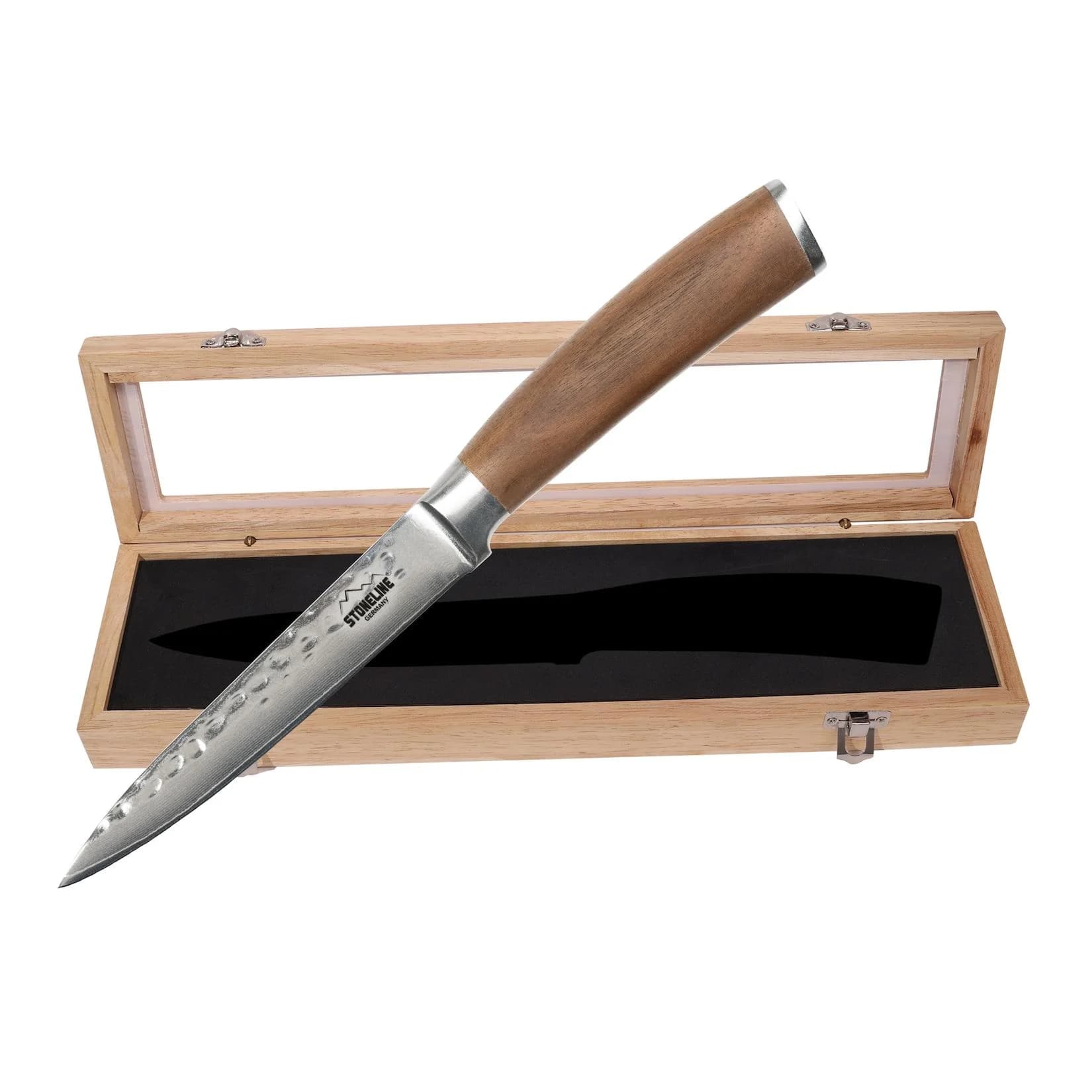 STONELINE® Hammerschlag Allzweckmesser 24 cm Damaszenerstahl