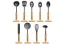 STONELINE Kochbesteck-Set 9-tlg. Schwarz Holzgriff Design Bild 1