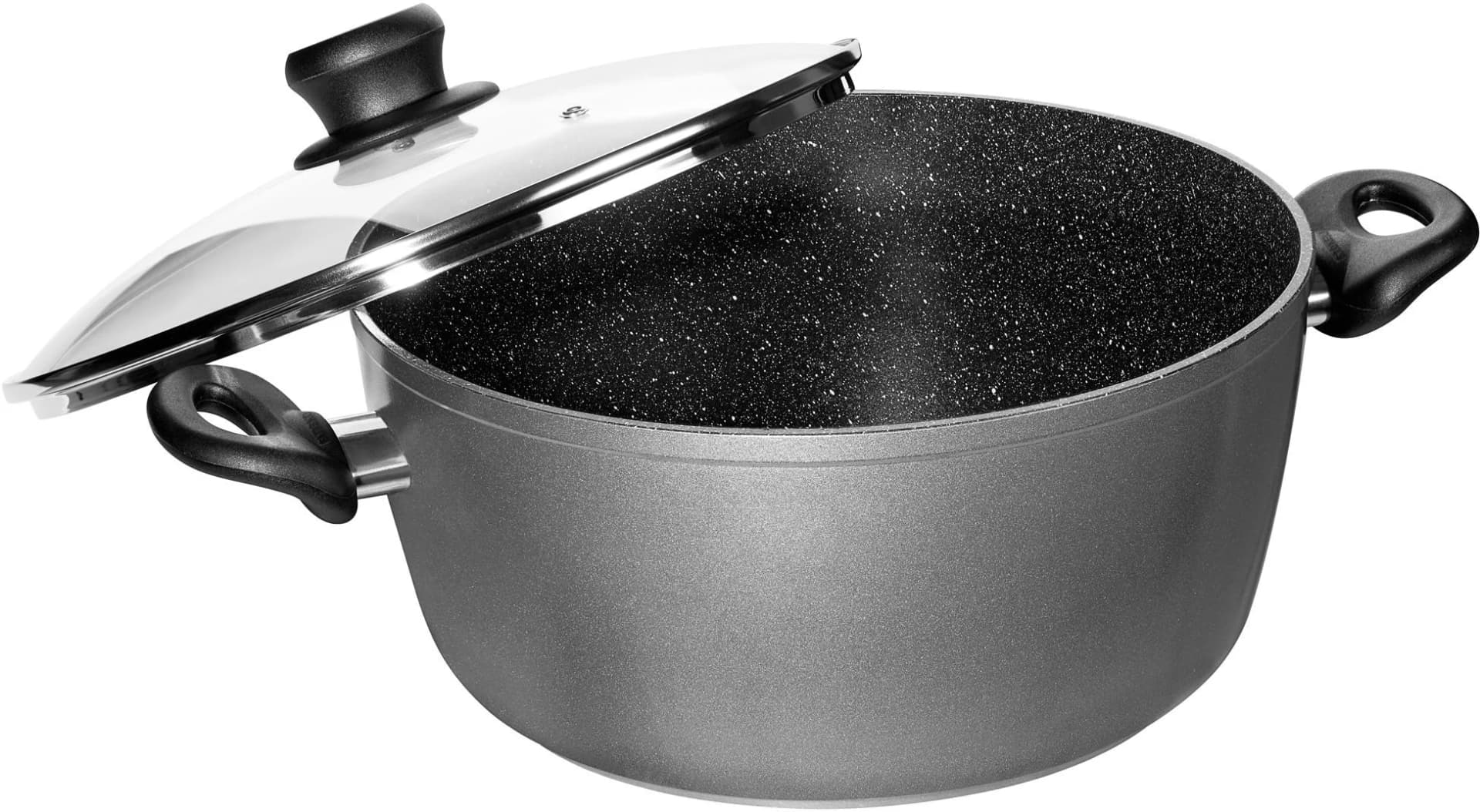Kochtopf STONELINE schwarz 28 cm Induktion