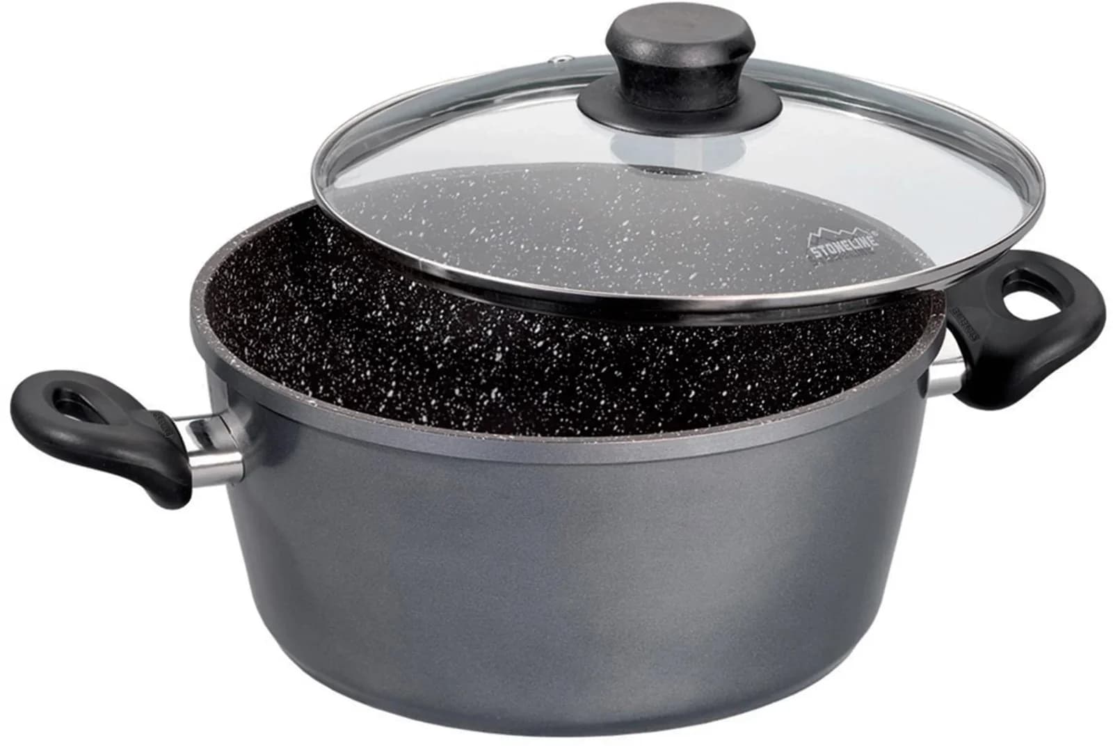 Kochtopf STONELINE grau 24cm Induktion