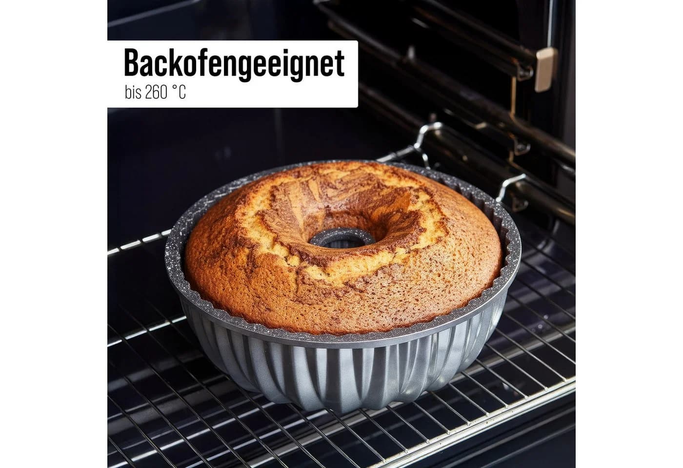 STONELINE Gugelhupfform Aluminiumguss Antihaftbeschichtung - Bild 5