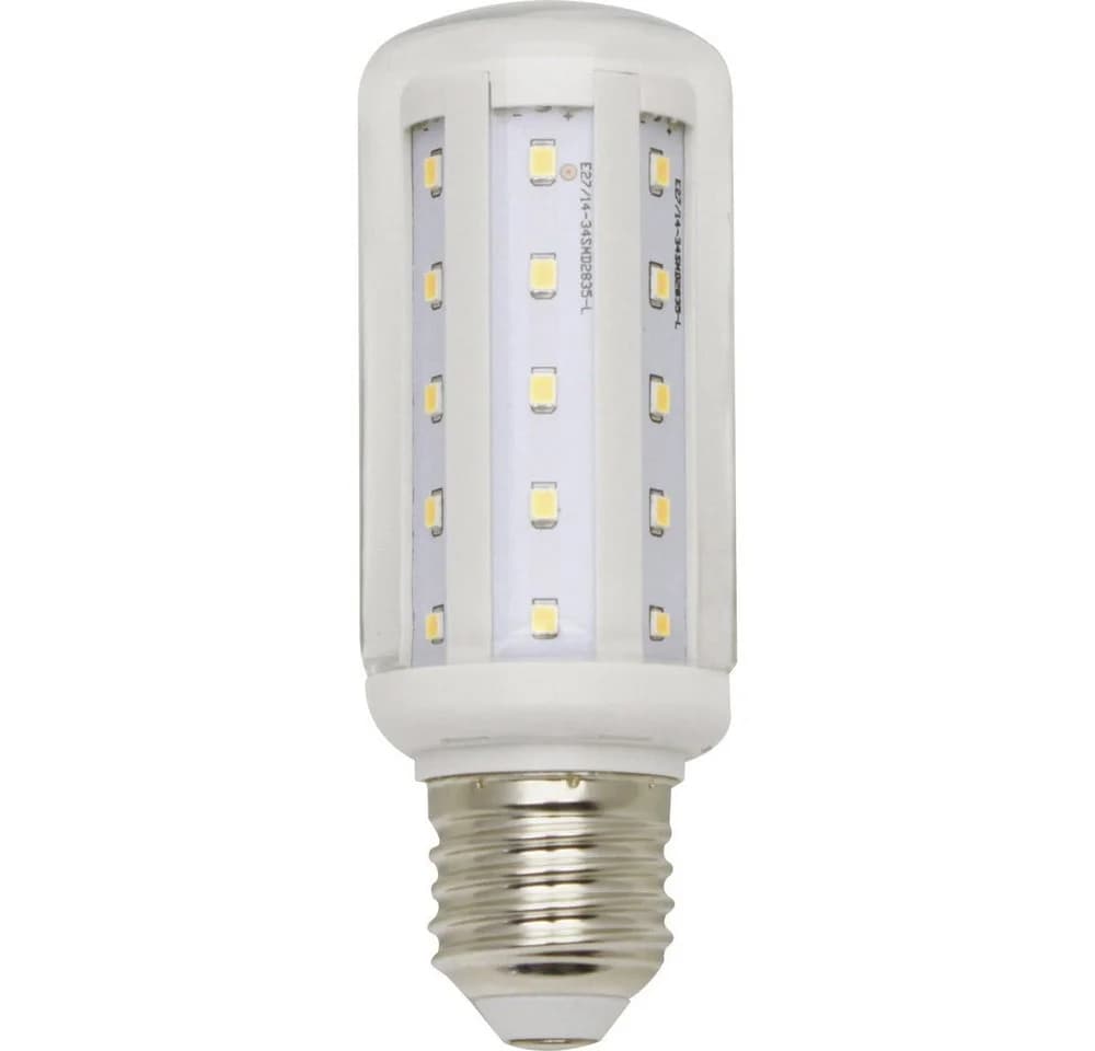 LightMe LED-Leuchtmittel E27 Kolbenform 8W Warmweiß
