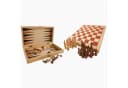 Small Foot Spielesammlung Schach, Backgammon & Dame Holzkoffer Bild 2