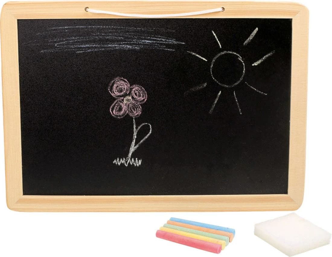 Small Foot Kinder Tafel Bunt Holz inkl. Kreide und Schwamm - Bild 2