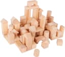 Small Foot Holzbausteine Set 100-tlg. Natur Beige mit Leinenbeutel Bild 2