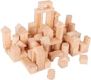 Small Foot Holzbausteine Set 100-tlg. Natur Beige mit Leinenbeutel Bild 5