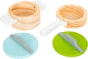 Small Foot Kinder-Küchenset Geschirr- und Topfset Bunt 13-tlg Holz Bild 3