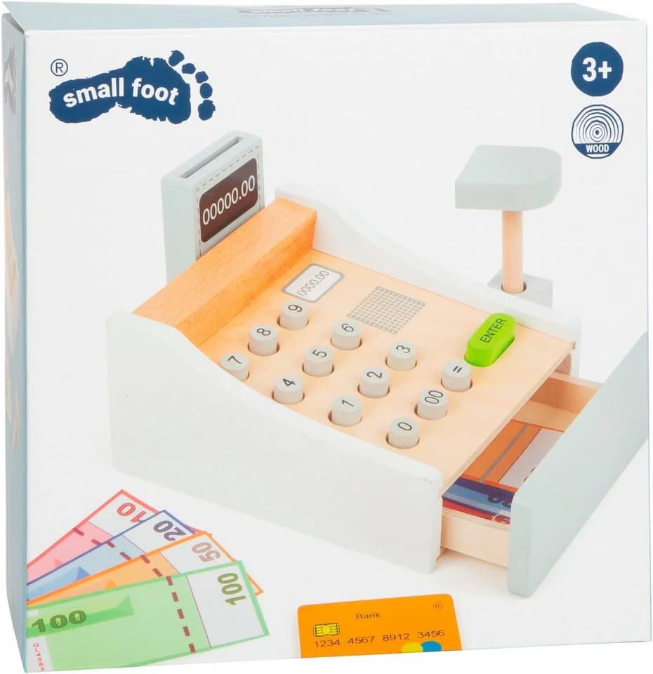 Small Foot Spielkasse aus Holz mit Spielgeld und Kassenschublade - Bild 4