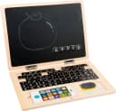 Small Foot Holz-Laptop mit Magnet-Tafel Beige Bild 2