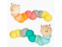 Small Foot Greifspielzeug Drehwurm Pastell 2er Set Holz Bild 2