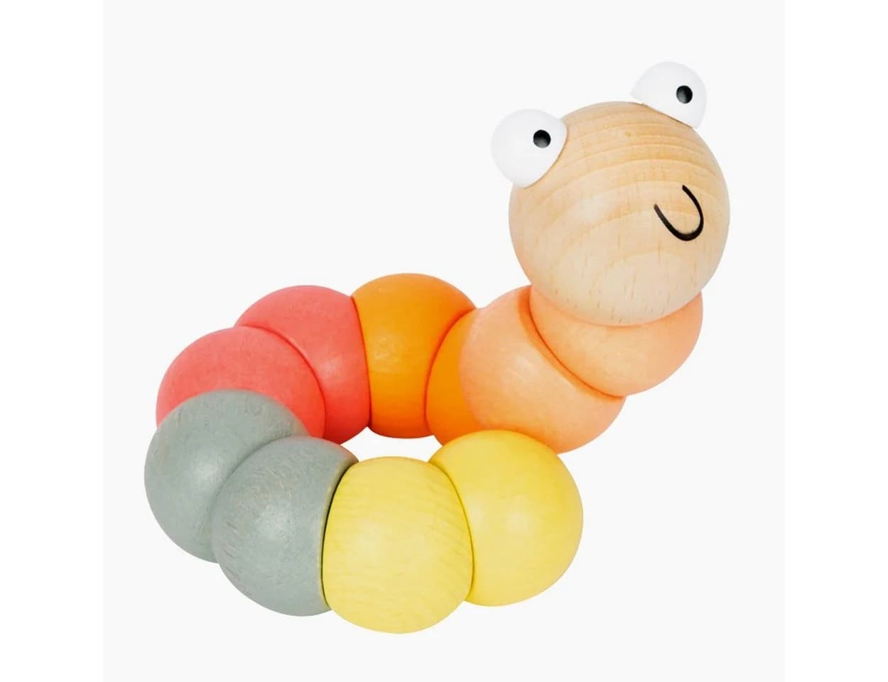 Small Foot Greifspielzeug Drehwurm Pastell 2er Set Holz - Bild 4