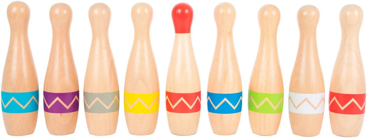 Small Foot Spiel Kegelspiel Active Holz mit Tragebeutel