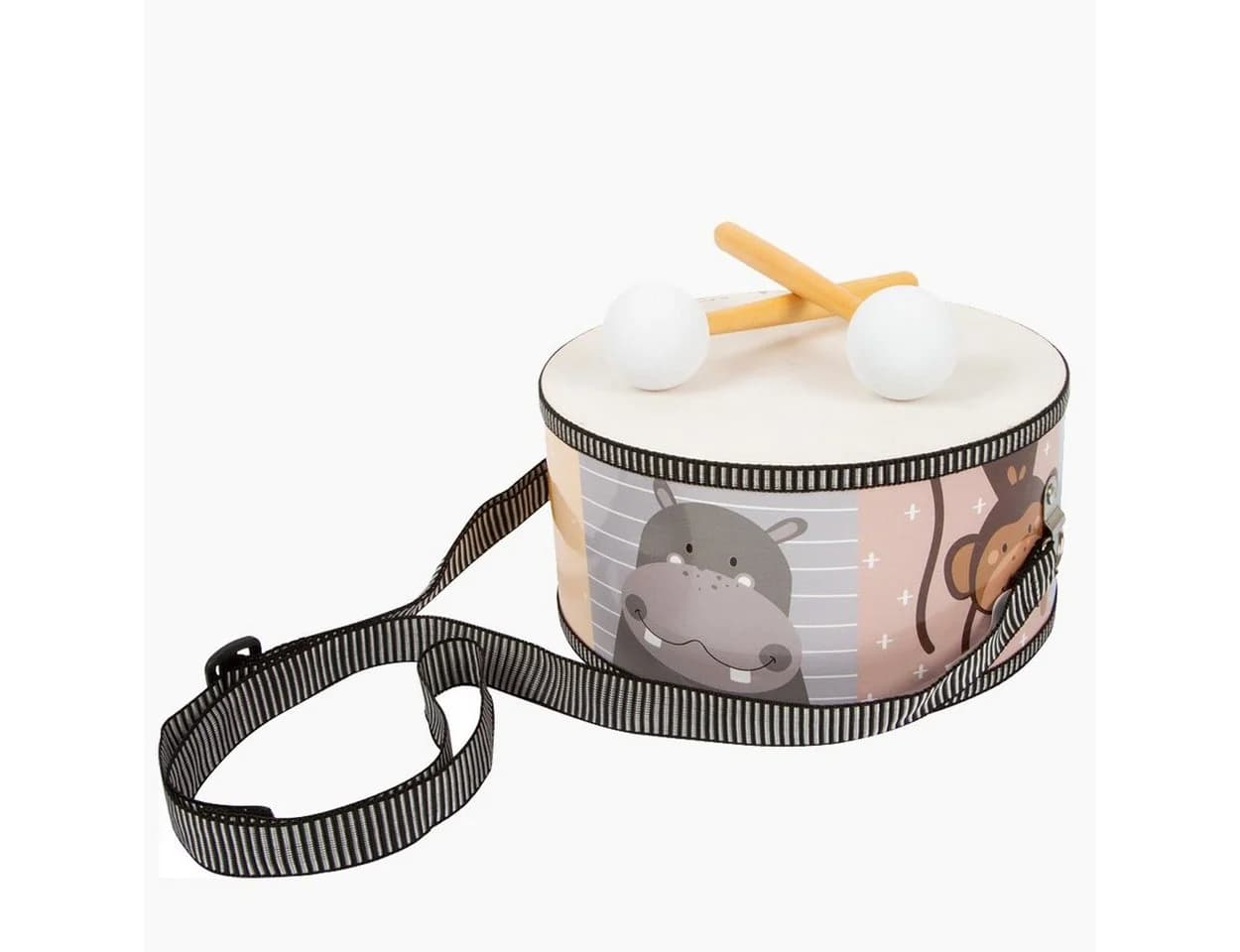 Small Foot Trommel Bunte Wildnis 3-tlg. Set mit verstellbarem Tragegurt