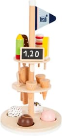 Small Foot Spiellebensmittel Eisständer Bunt Holz mit Magnet-Portionierer Bild 2