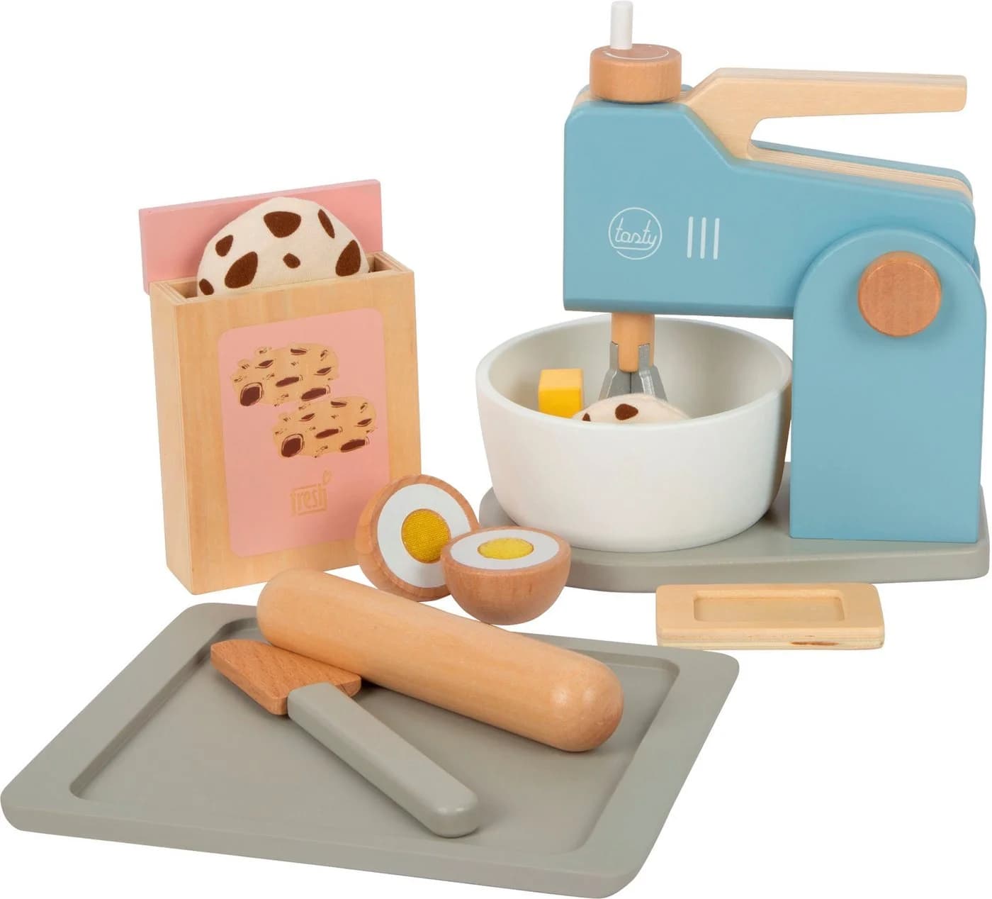 Small Foot Kinder-Standmixer Mixer-Set tasty Holz
