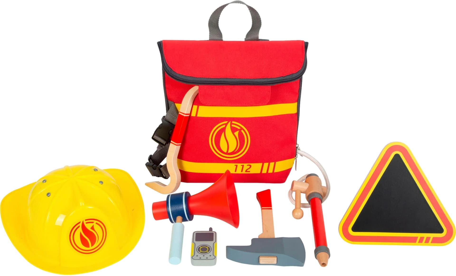 Small Foot Feuerwehrrucksack mit Helm und Equipment