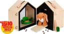 Small Foot Hasenstall mit Auslauf Holz Spielzeug Bild 1