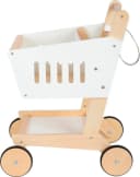 Small Foot Spiel-Einkaufswagen Weiß mit Kindersitz Bild 1