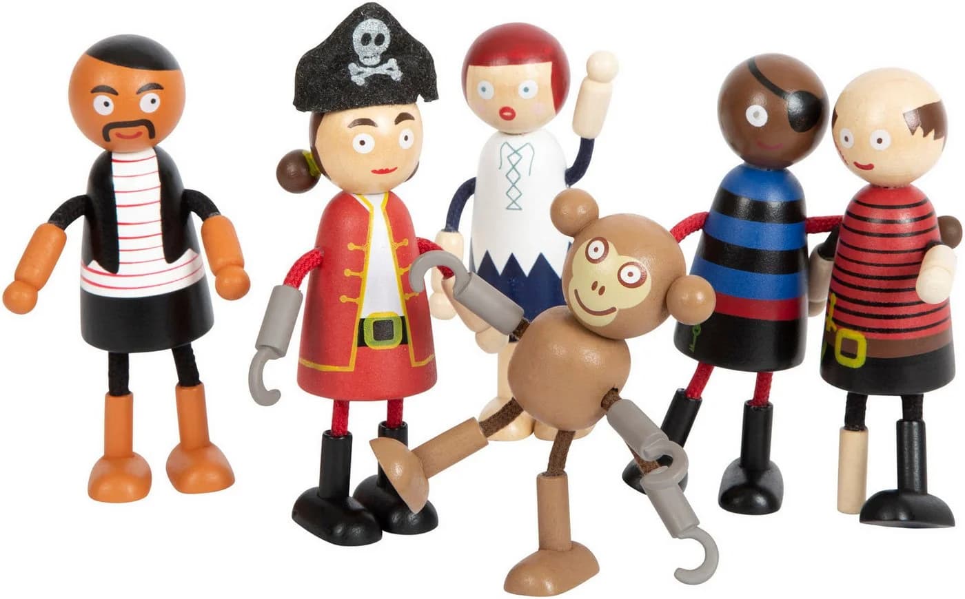 Small Foot Biegepuppe Piraten Figuren Set - Bild 3