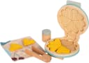 Small Foot Kinder-Waffeleisen Tasty Holz Grau Blau Bild 2