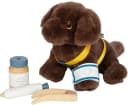Small Foot Plüschfigur Hund mit Tasche 15-tlg Braun Pflege-Set Bild 4