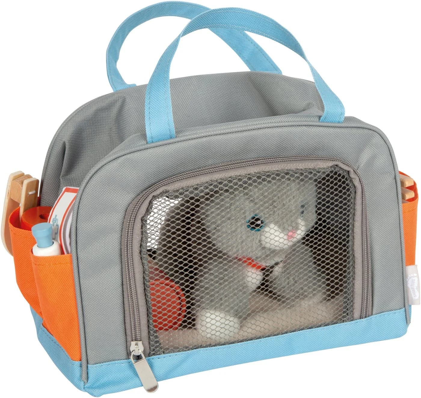 Small Foot Plüschfigur Katze mit Tasche (Set, 15-St) Grau Pflege- und Tierarzt-Zubehör - Bild 4