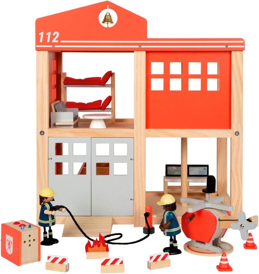 Small Foot Große Feuerwache mit Zubehör & Soundmodul