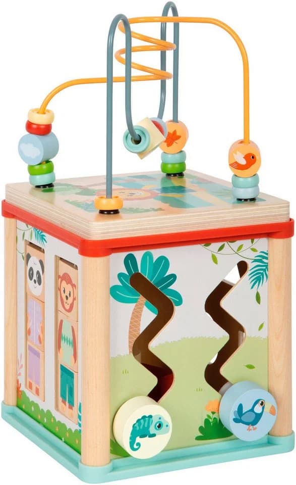 Small Foot Motorikwürfel Jungle Friends Holzspielzeug
