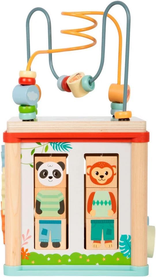 Small Foot Motorikwürfel Jungle Friends Holzspielzeug - Bild 5