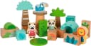 Small Foot Holzbausteine Jungle Friends 50-tlg. Bunt Bild 1