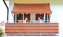 Angerer Freizeitmöbel Klemmmarkise Orange-Braun 150cm Ausfall Bild 1