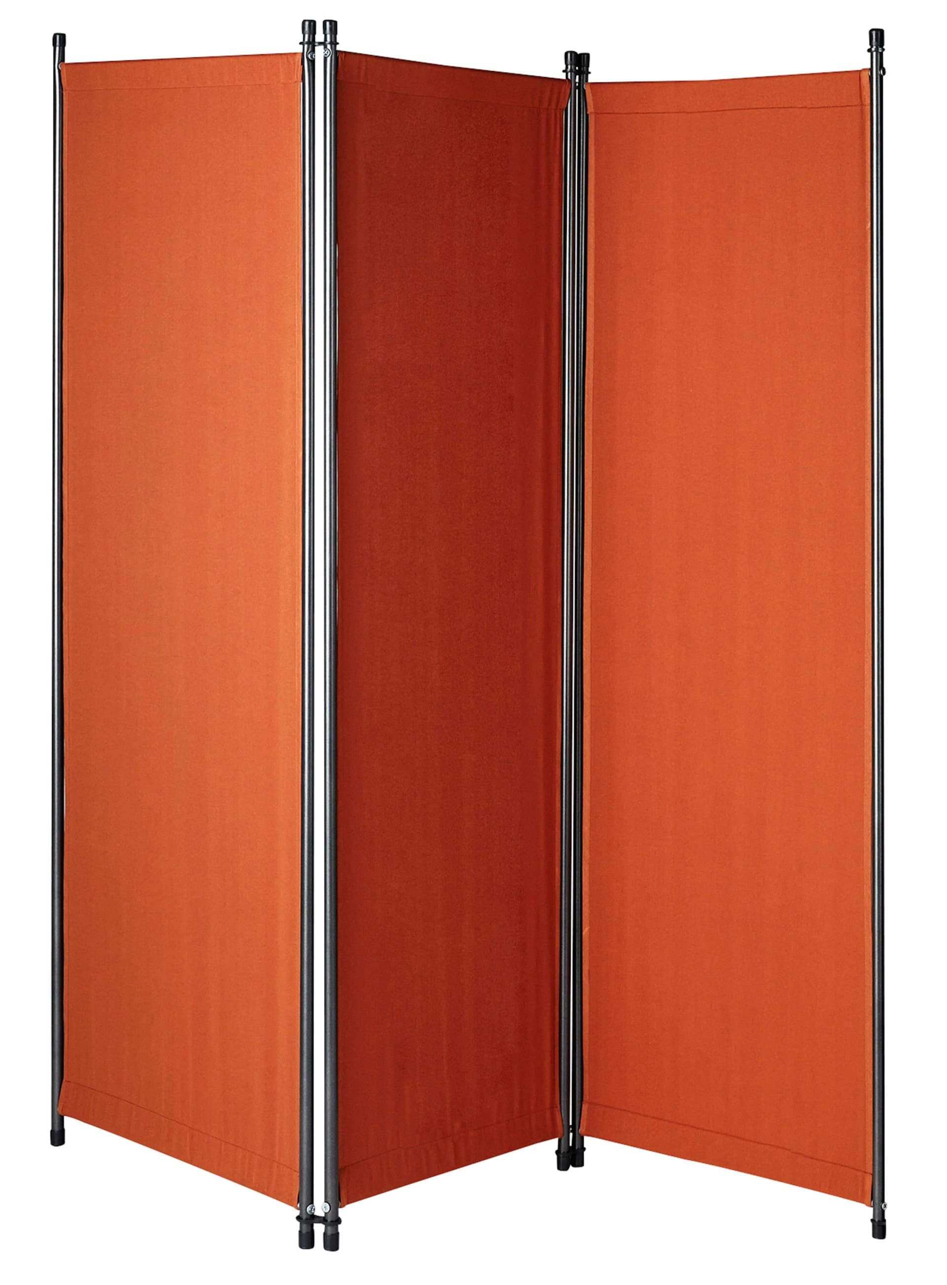 Paravent Swingtex Terracotta 165x165 cm Acryl Stahl Angerer