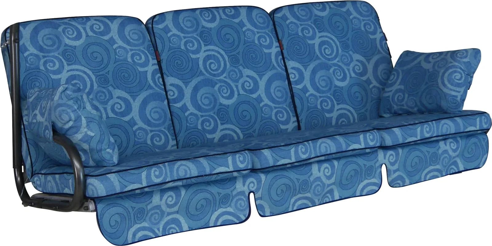 Angerer Bankauflage Comfort Blau Polsterauflage Gartenmöbel