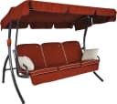 Angerer Hollywoodschaukel Comfort Style Orange Terracotta Polyacryl Bild 4