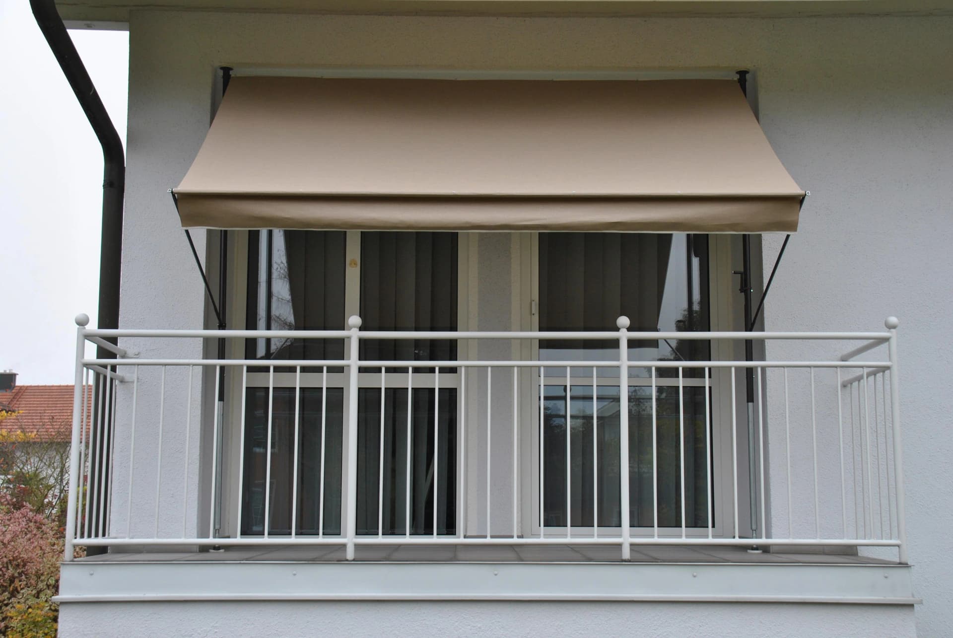 Angerer Klemmmarkise Grau 250x150 cm Polyacryl