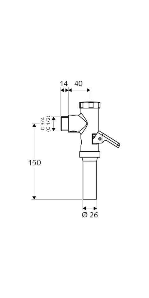 Schell WC-Druckspüler Schellomat 022020699 Chrom - Bild 3