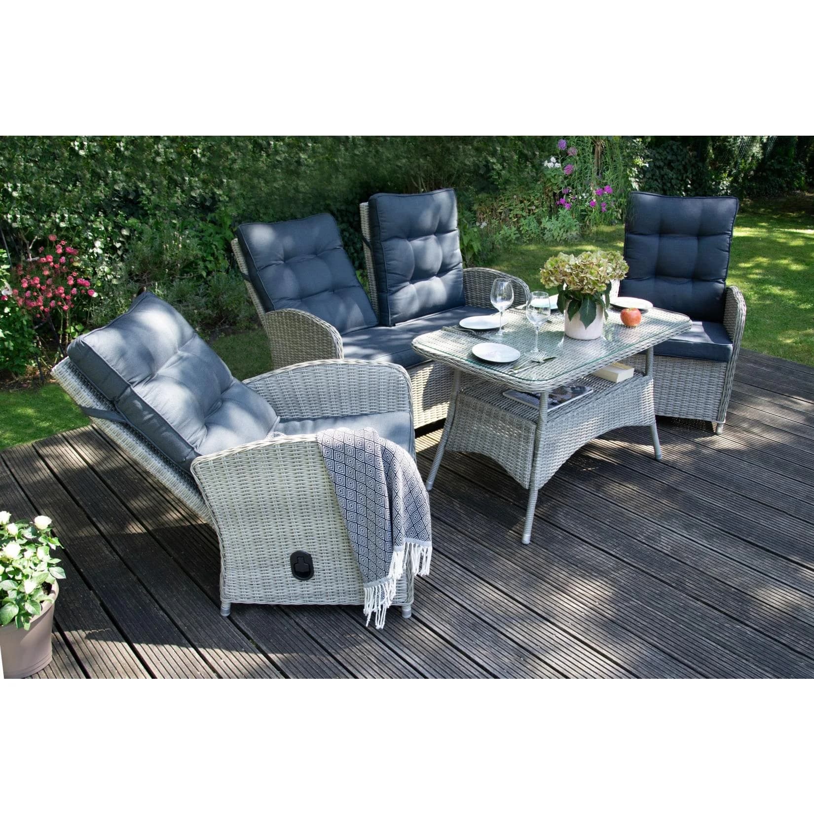 bellavista Aluminium Dining Set Monte Carlo