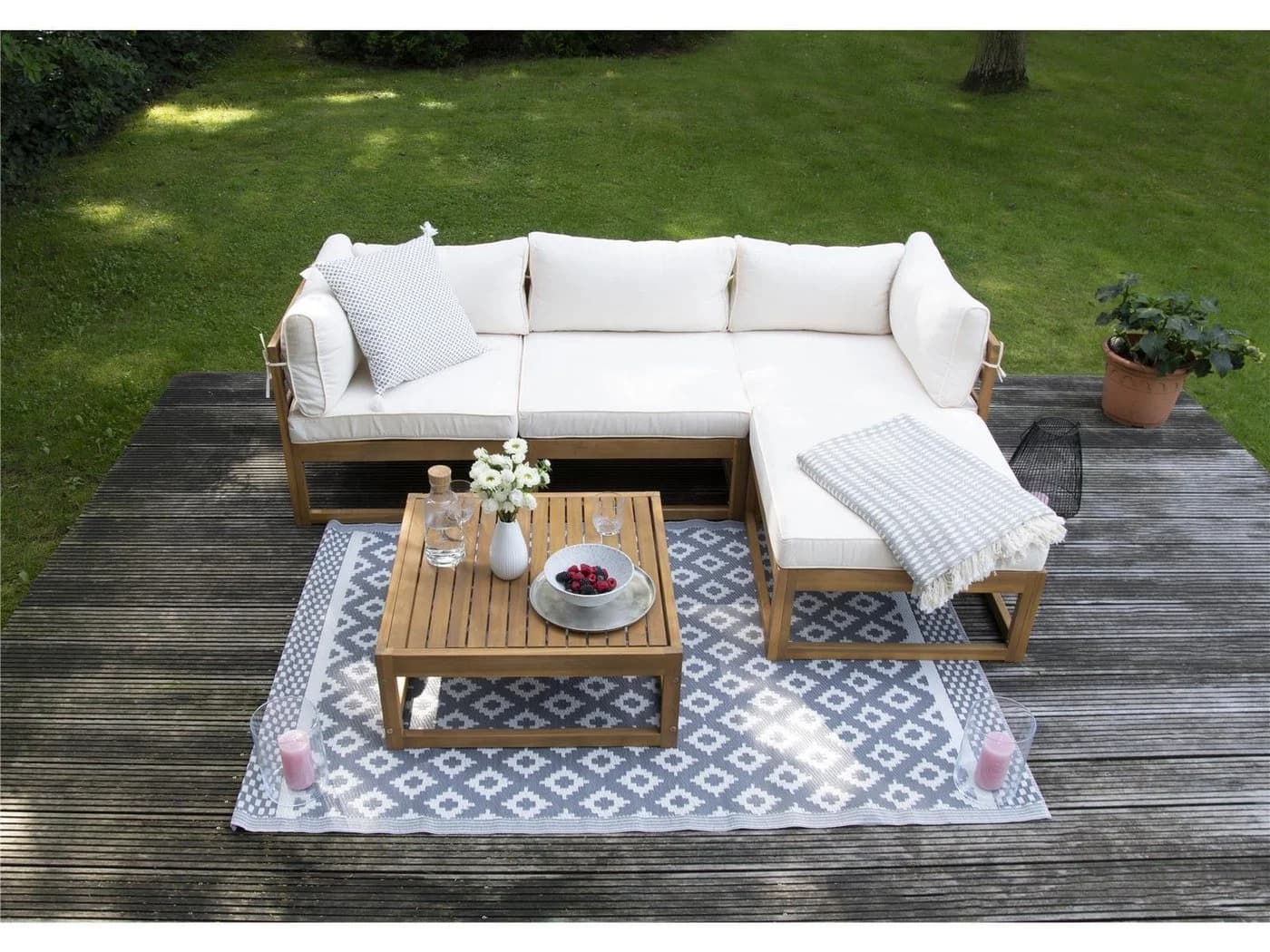 bellavista - Home & Garden® Dining-Set »Karmoy« 5-teilig
