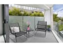 bellavista Home&Garden Gartenlounge-Set Mali Schwarz Stahl 3-tlg. Bild 2