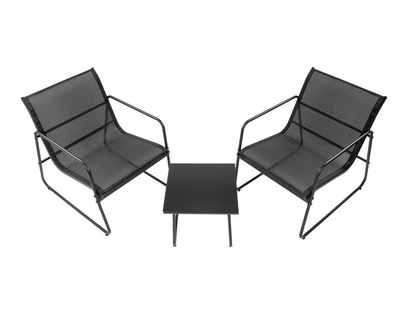 bellavista Home&Garden Gartenlounge-Set Mali Schwarz Stahl 3-tlg. - Bild 4