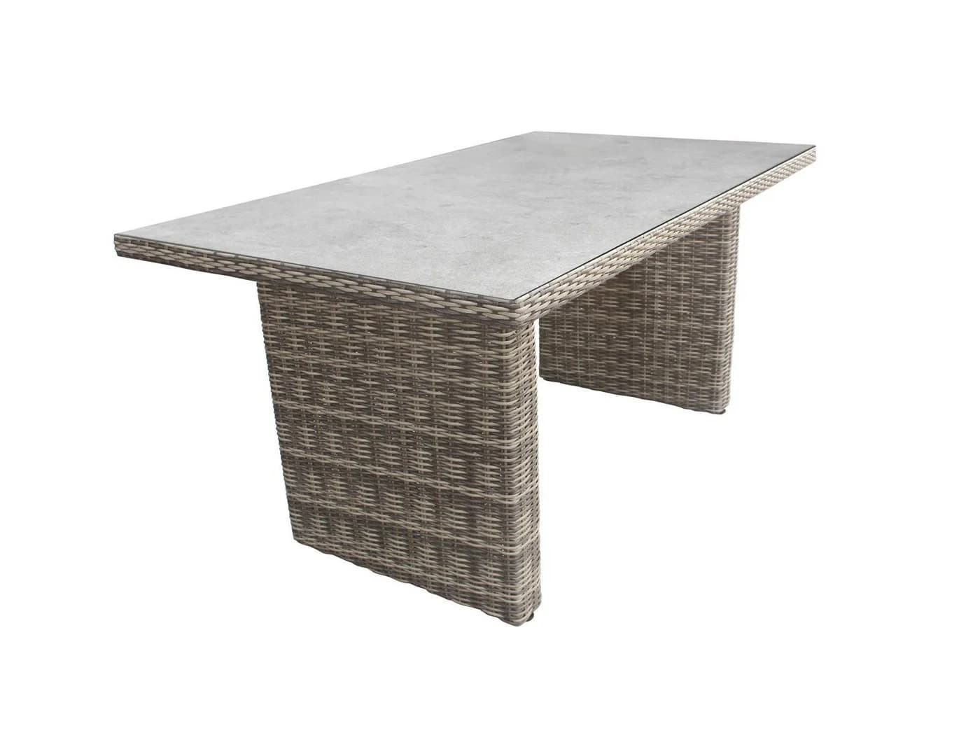 Bellavista Dining Set Ria 4-tlg. Grau Meliert Polyrattan - Bild 5