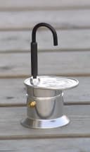 BasicNature Espressokocher Aluminium Silber Bild 1