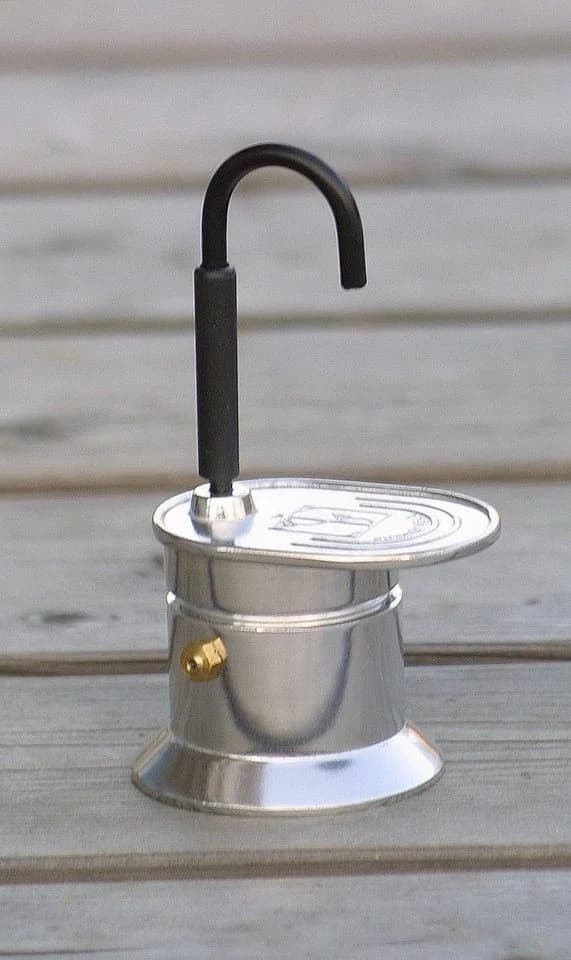 BasicNature Espressokocher Aluminium Silber
